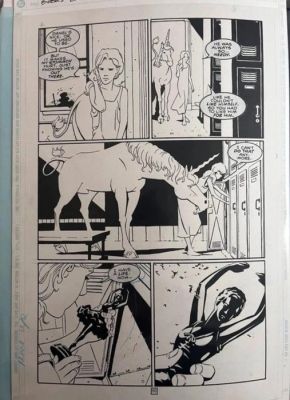 Peter Snejbjerg - 1 Original page - Books of Magic - vol 2 #12 pg 10 - 1994 | Catawiki