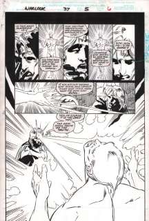 Keith Williams, Pat Olliffe | Warlock & the Infinity Watch #37 P.5 - Warlock Beam - 1995 | Anthony’s Comic Book Art