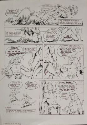 Chéret, André - 1 Original page - Rahan