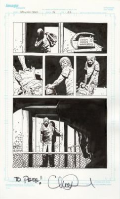 Adlard, Charlie - WALKING DEAD #51 Half Splash | ComicConnect