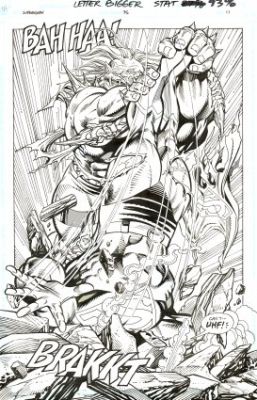 Jurgens, Dan - SUPERMAN #75: THE DEATH OF SUPERMAN PAGE 11 Splash Page | ComicConnect