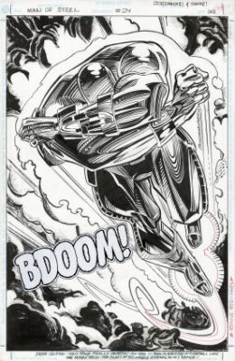 Bogdanove, Jon - SUPERMAN: THE MAN OF STEEL (1991-2003) #24 Splash Page | ComicConnect