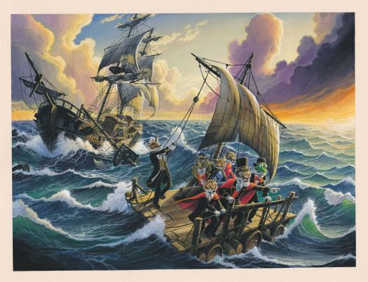 Alexis Nesme | Les enfants du Capitaine Grant - Radeau | Les dessinateurs