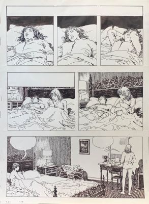 Manara – Tavola Originale “RENDEZVOUS Fatale ” | Love Original Art