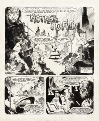 Wrightson, Bernie - WEB OF HORROR #2 Unpublished Title Splash | ComicConnect