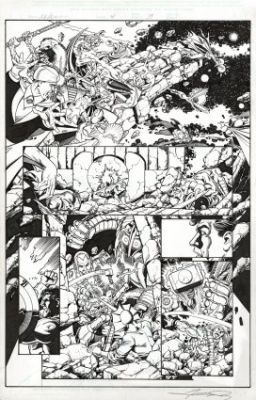 Perez, George - JLA/AVENGERS (2003) #4 Interior Page | ComicConnect