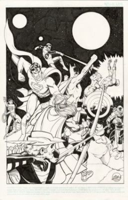 Ballard, Mitch - JUSTICE LEAGUE OF AMERICA (1960-87) #165 Cover Recreation