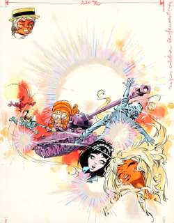 Dany - Lot 401 - Olivier Rameau, illustration à l‘encre de Chine,…