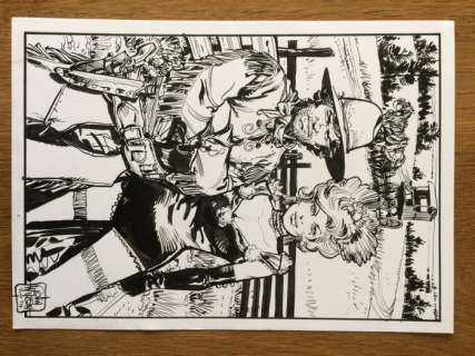 Wilson, Colin | Original Drawing - Blueberry et Chihuahua Pearl - (2014) | Catawiki