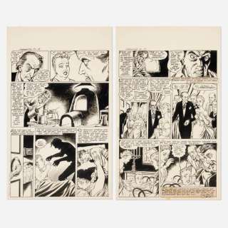 Bill Ely, Tormented #2 Story Pages 6-7 Original Art (Sterling, 1954) | Landry Pop Auctions