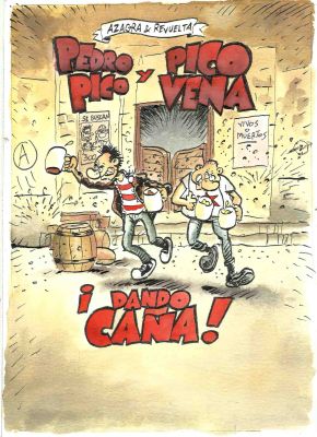 Carlos Azagra | National Comic Book Special (Through 25-9-2026) / Original drawing: Pedro Pico y Pico Vena / Tribute Butch Cassidy and the Sundance Kid – Azagra y Revuelta + Dedicated comic | Origin Of Comics