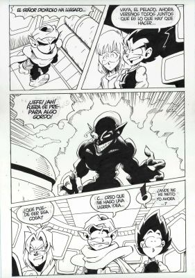Nacho Fernández | Original page: Dragon Fall #45 – Nacho + Dedicated Dragon Fall comic #10 | Origin Of Comics