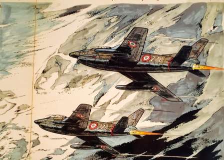 Mittéï | Original drawing in Indian ink and gouache (on the back)  - Journal de Tintin  - [60s] | Catawiki