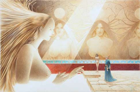 Cayman | Illustration aux crayons de couleur qui nous… | Millon