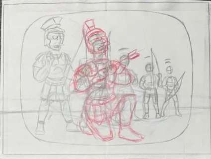 The Simpsons – Originele animatie tekening | BD Originaux