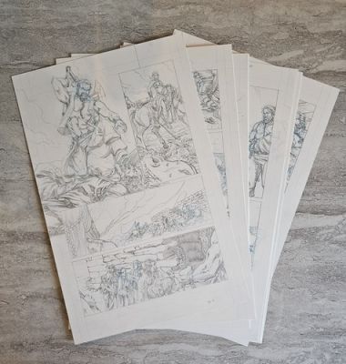 Game Of Thrones #20 Pages 12-3, 5-16 Tommy Patterson Original Art (Pencils) | eBay US (Buy It Now)