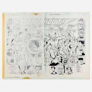 Lee Moder and Ron Boyd, Legion of Superheroes #65 Story Pages 2-3 Original Art (D.C. Comics 1995) | Landry Pop Auctions