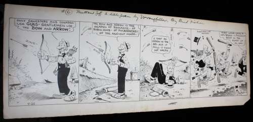 Bud Fisher - Mutt & Jeff Daily Strip 4/25/31 - Signed