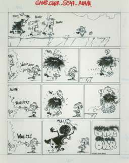 Game Over - Fatal attraction Encre de Chine pour le gag 547 de la série. Glénat ... | Tessier Sarrou