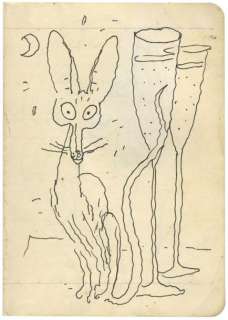 Ensemble de 16 croquis repris dans un petit carnet mesurant 14 x 10,5 cm | Tessier Sarrou