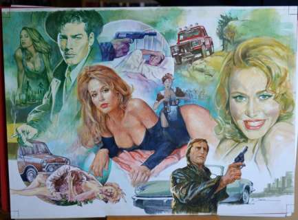 Jaia, Ermanno | original illustration for a movie adv poster | Catawiki