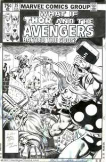 Dave Simons and Joe Rubinstein - Original Cover Art for What If? #25 (Marvel, 1981). Marvel asked the question: - | Heritage