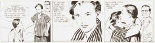 Alex Raymond Rip Kirby Daily Comic Strip  Original Art dated 9-21-51 (King Features Syndicate,  1951).... | Heritage