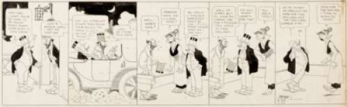 George McManus Bringing Up Father Daily  Comic Strip Original Art (King Feature Service, c. 1920).... | Heritage