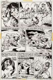 John Buscema and Ernie Chan Conan the Barbarian #27 Story Page 3 Original Art (Marvel Comics, 1973) | Heritage