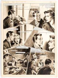 Alvaro Mairani Luci del Luna Park #3 Story Page 3 Original Art (Luna Park, c. 1950s). A brilliantly painted - | Heritage