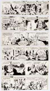 Dan Barry and Bob Fujitani Flash Gordon Daily Comic Strip Original Art Group of 6 (King Features, 1985). A - | Heritage