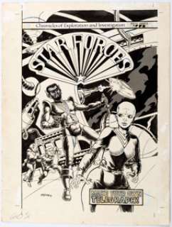 Hajime Sorayama Star Forces #1 Cover Original Art (The Other Faculty, 1978). This obscure SF title marked a - | Heritage