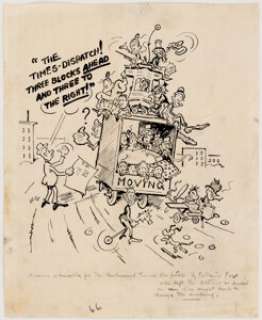 Fontaine Fox Toonerville Folks Daily Comic Strip Special Panel Original Art (Richmond, VA, Times-Dispatch c. - | Heritage