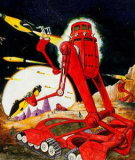 Anton Brzezinski Future Fiction November-1940 Cover Recreation Painting Original Art (undated). Brzezinski - | Heritage