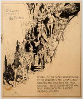 Hal Foster Prince Valiant Partial Sunday Single Panel Illustration Original Art (King Features Syndicate, - | Heritage
