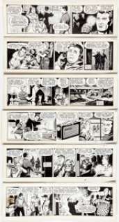 Al McWilliams and Sam Leff Davy Jones Daily Comic Strip Original Art Group of 6 (United Feature Syndicate, - | Heritage