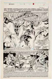Mark Bagley and Larry Mahlstedt The New Warriors #4 page 1 Original Art (Marvel, 1990).... | Heritage