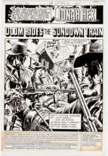 Dick Ayers and Tony DeZuniga Jonah Hex #47 Complete 17-Page Story Original Art (DC Comics, 1981).... (Total: 17 Original Art) | Heritage