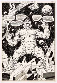 Jim Starlin and Dave Hunt Superboy and the Legion of Super-Heroes #250 Splash Page 10 Original Art (DC, 1979). - | Heritage