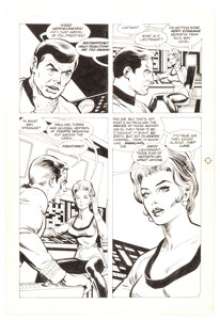 Neal Adams Studio Star Trek: Passage to Moauv PR-25 Partial Story Original Art Group of 3 (Power Records, 1975).... (Total: 3 Original Art) | Heritage
