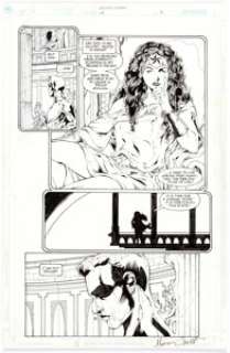 Matthew Clark and Walden Wong Wonder Woman #159 Page 8 Original Art (DC, 2000)....