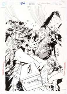 Jackson "Butch" Guice Birds of Prey #24 Cover Original Art (DC, 2000).... | Heritage