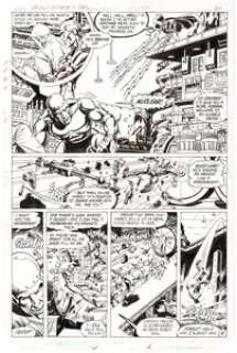 Adrian Gonzales and Rick Hoberg All-Star Squadron #16 Page 18 Original Art (DC, 1982)....