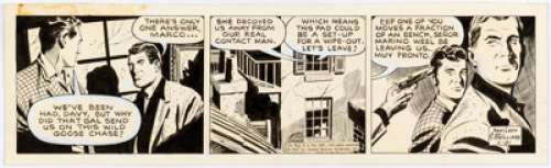 Al McWilliams Davy Jones Daily Comic Strip Original Art dated 6-21-67 (United Feature Syndicate, 1967).... | Heritage