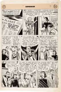Wayne Boring and Stan Kaye Superman #94 Story Page 2 Clark Kent and Lois Lane Original Art (DC, 1955).... | Heritage