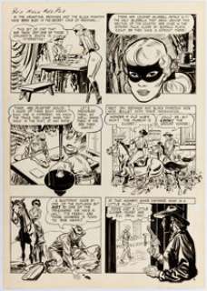 Frank Bolle Red Mask #43 Story Page 4 Original Art (Magazine Enterprises, 1954)... | Heritage