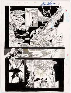 Don Newton and Joe Rubenstein Infinity, Inc. #13 Story Page 22 Original Art (DC Comics, 1985).... | Heritage