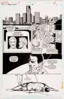 Rick Hoberg and Bill Wray Green Arrow #38 Partial Story Original Art Group of 16 (DC, 1990).... (Total: 16 Original Art) | Heritage