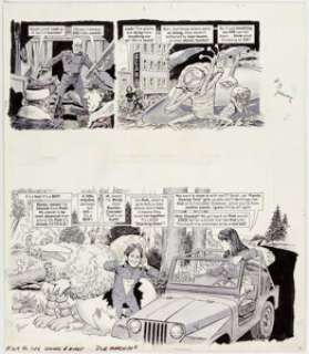 Angelo Torres MAD Magazine #209 Complete 6-Page Story Mork & Mindy Parody Original Art (EC, 1979).... (Total: 6 Original Art) | Heritage