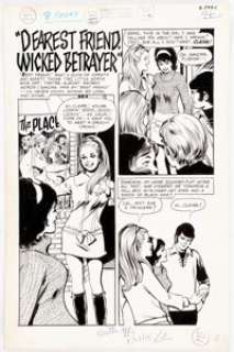 John Rosenberger - Unpublished 8-Page Story "Dearest Friend, Wicked Betrayer" Original Art (DC, 1971).... (Total: 8 Original Art) | Heritage